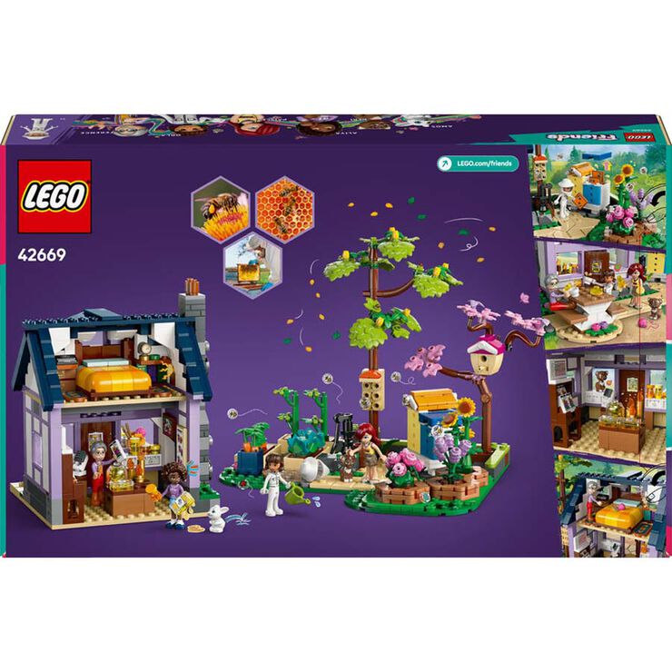 LEGO® LEGO Friends Casa de los Apicultores y Jardín de Flores 42669