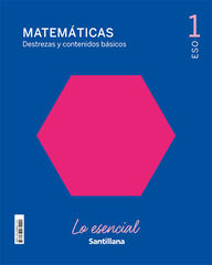 Matemáticas Esencial 21º ESO 1 Santillana Text 9788468071121