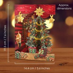 Postal Swing Navidad Árbol de Navidad