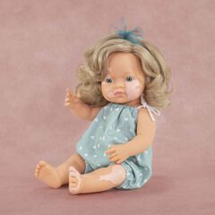 Muñeca Gema con Vitiligo 38 cm
