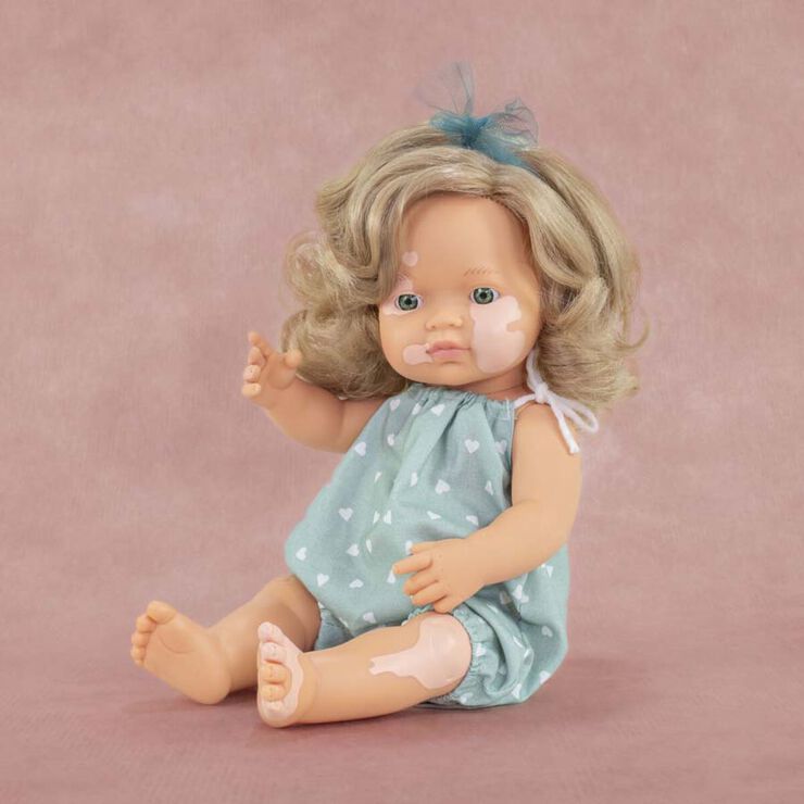 Muñeca Gema con Vitiligo 38 cm