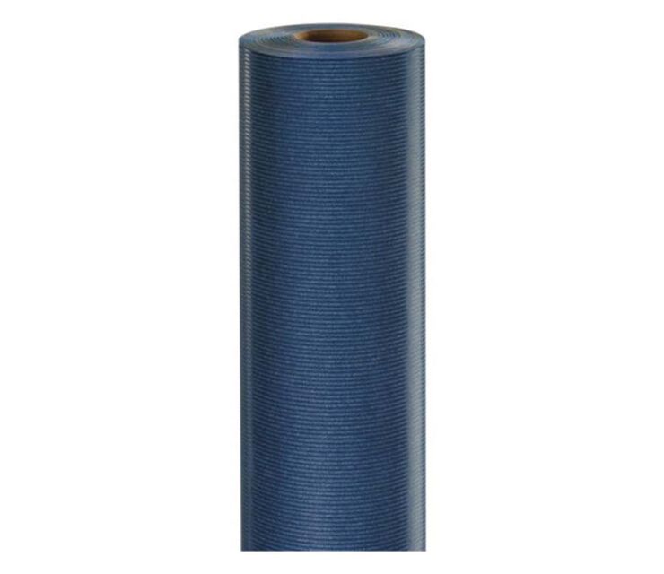 Rollo de papel kraft Darwin azul oscuro 50m