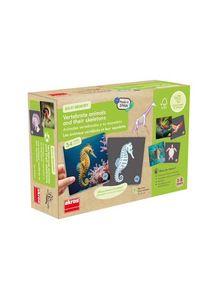 Maxi Memory Animals vertebrats i el seu esquelet