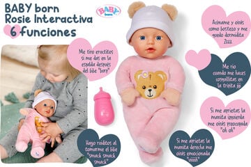 Baby Born Rosie Interactiva 30 cm