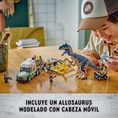LEGO® Jurassic World Misions Dinosaure: Camió de Transport del Allosaurus 76966