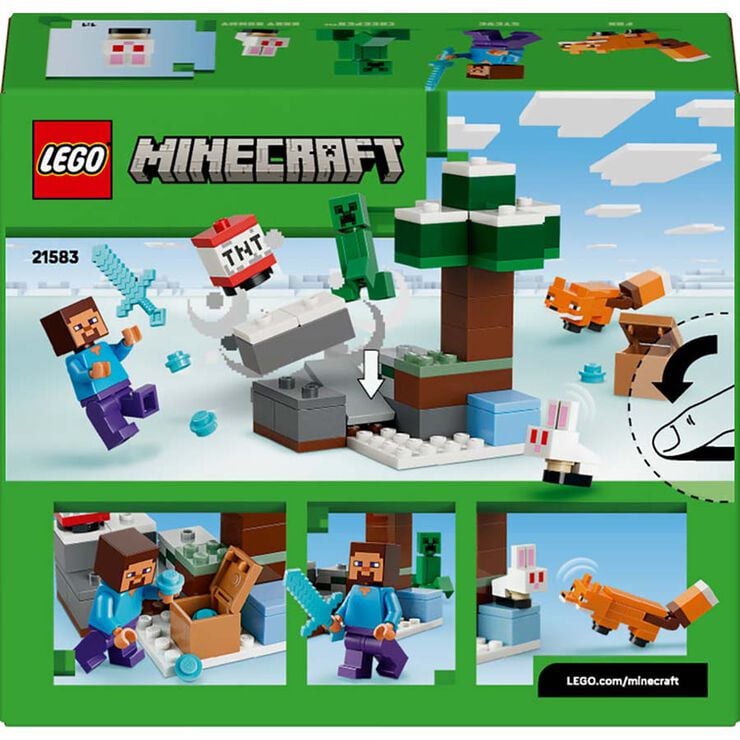 LEGO® Minecraft L’Aventura d'Steve a la Taigà 21583