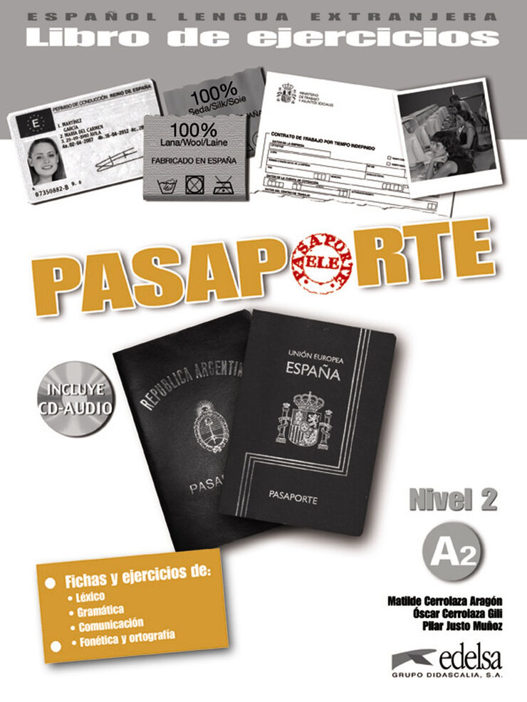Pasaporte 2 A2 Ejercicios+Cd