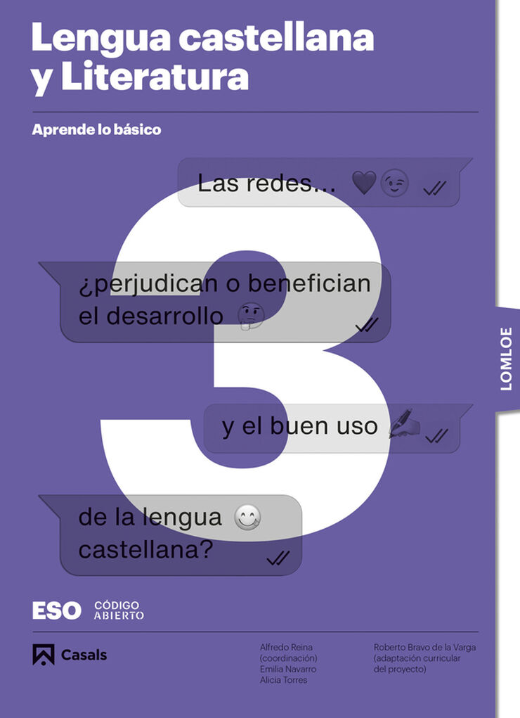 Aprende lo básico. Lengua castellana y Literatura 3 ESO. LOMLOE