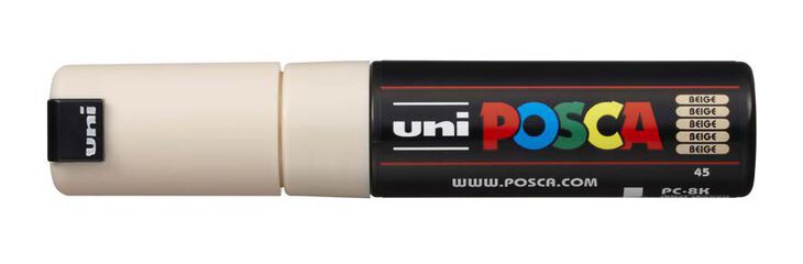 Retolador Posca PC-8K 8mm beige