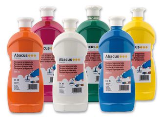 Témpera preparada Abacus 750ml magenta