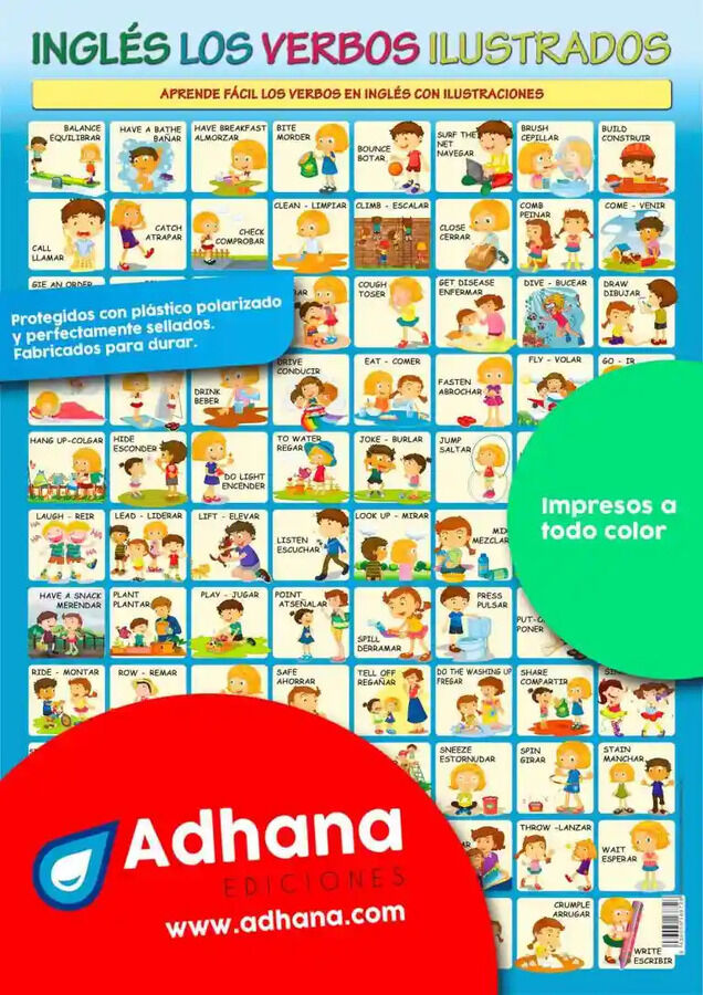 Ingl&eacute;s. Verbos ilustrados