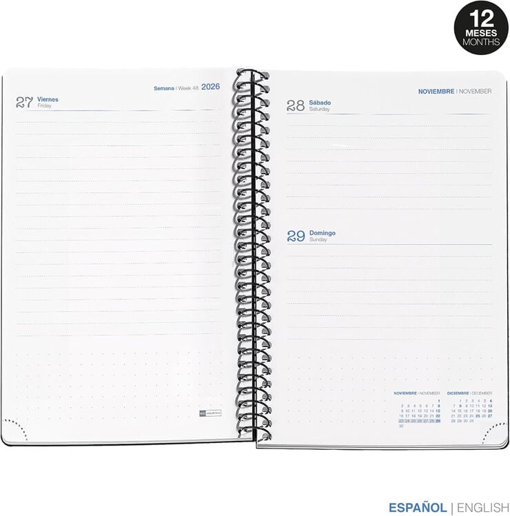 Agenda Escolar Activa D/P Mult. 2026-2027 Verd