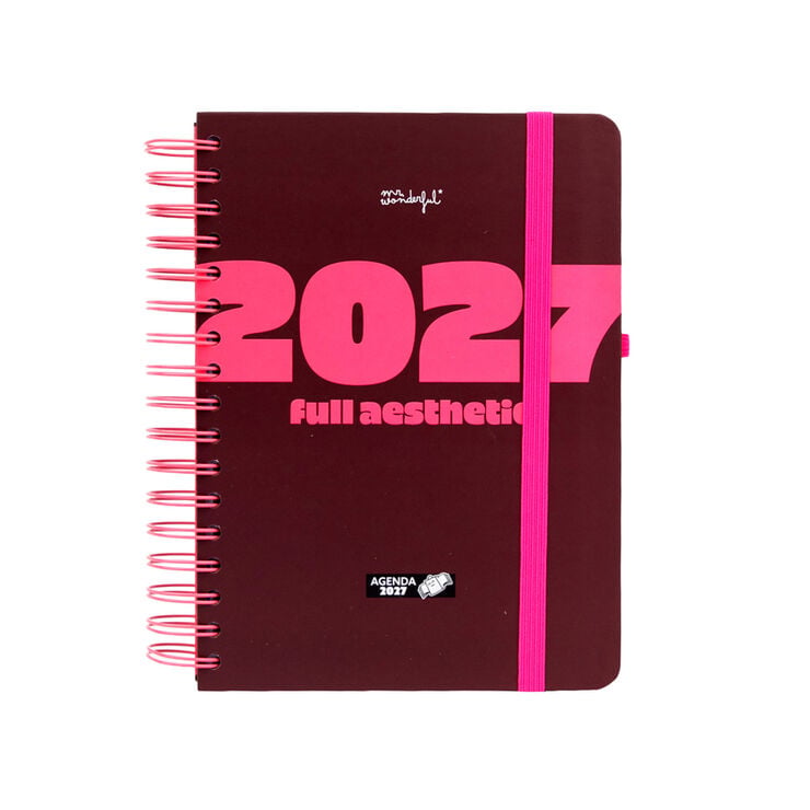 Agenda Mr. Wonderful Dia P&agrave;gina Full Aesthetic 2027 Multicolor