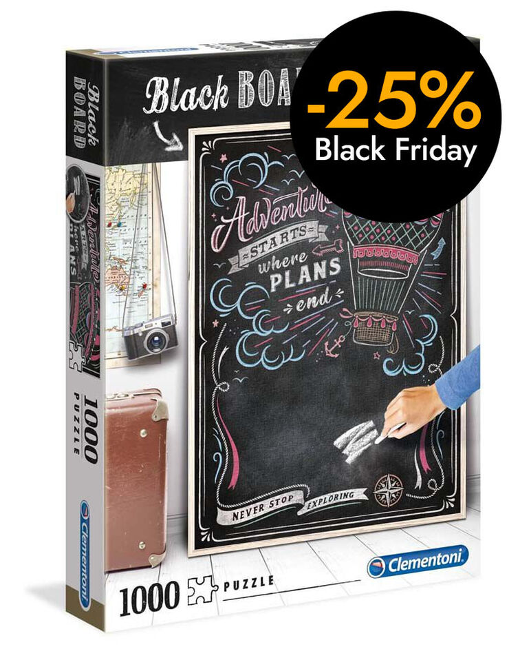Puzle 1000 peces Blackboard Travel