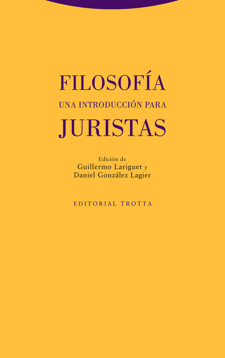 Filosofía. Una introducción para jurista