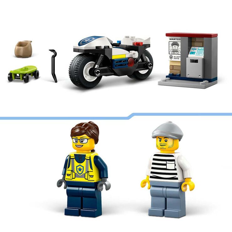 LEGO® City Persecución en Moto de Policía 60455