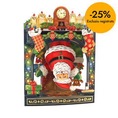 Postal Swing Navidad Pap&aacute; Noel