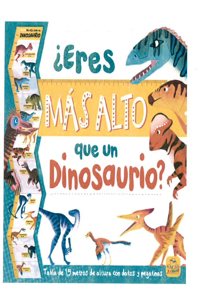 ¿Eres más alto que un dinosaurio?