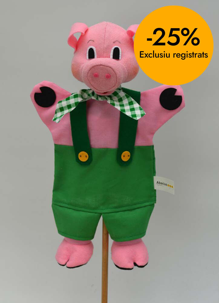 T&iacute;teres de mano cerdito - surtido