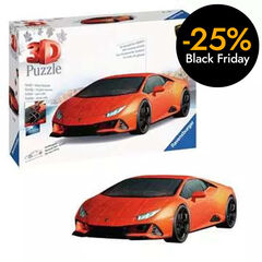 Puzle 3D Lamborghini Huracán Evo 156 peces