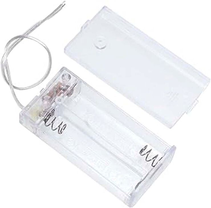 Portapilas con interruptor para micro:bit