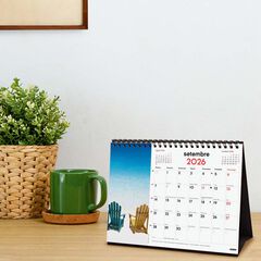 Calendario sobremesa Finocam 2026 Paisajes Paraíso catalán