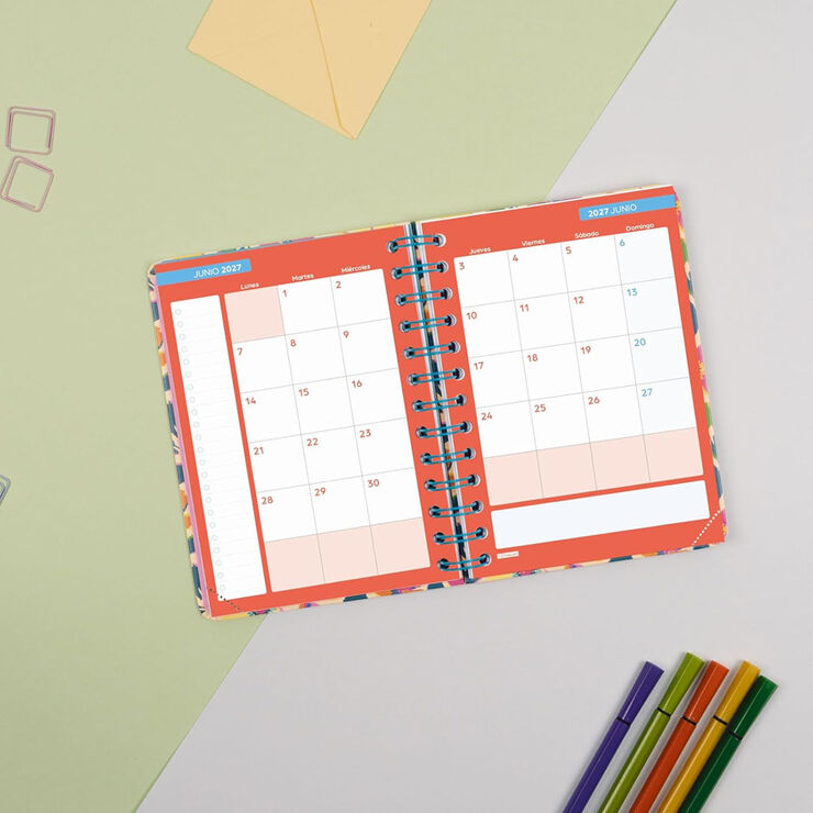 Agenda Escolar Cosmocart | 1/8 Setmana Vista, Castell&agrave; (2026-2027) &ndash; Melisa