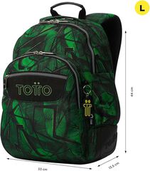 Mochila Totto Rayol Jhony Jungle