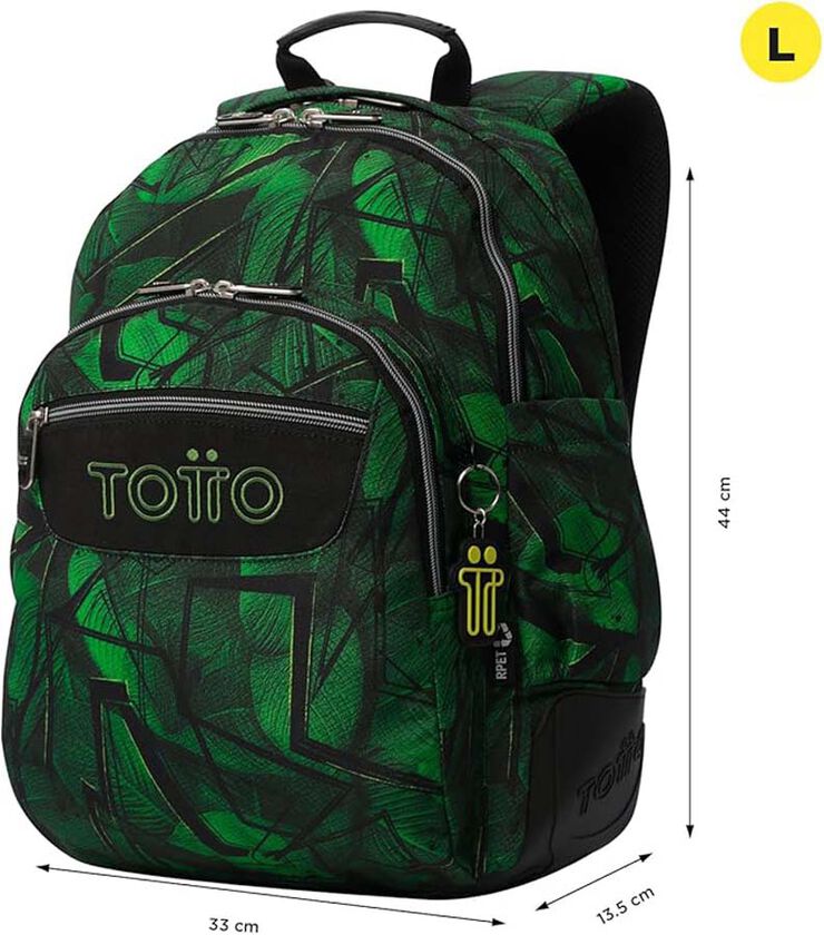 Mochila Totto Rayol Jhony Jungle