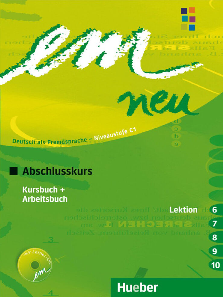 HUE Em Neu Abschlusskurs/KB+AB+CD 6-10 Hueber Internacional 9783195516976