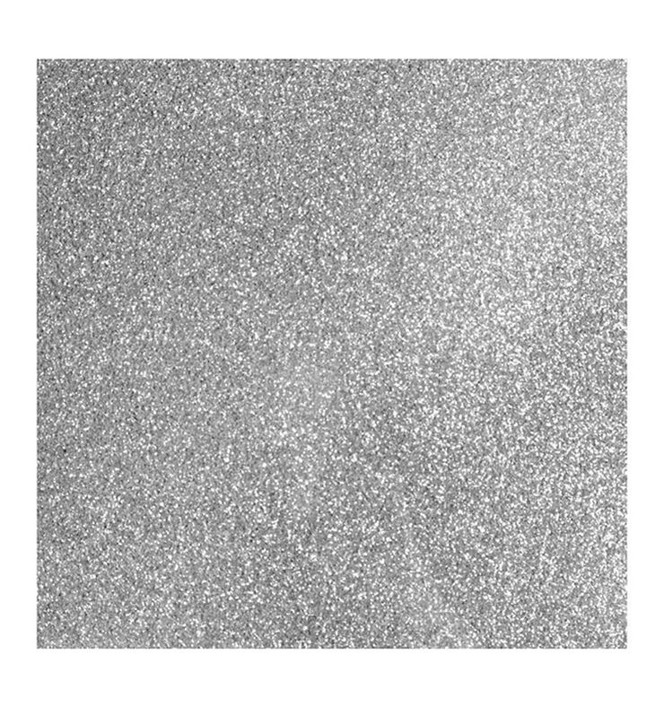 Vinilo Smart Iron-On 33x91cm plata glitter