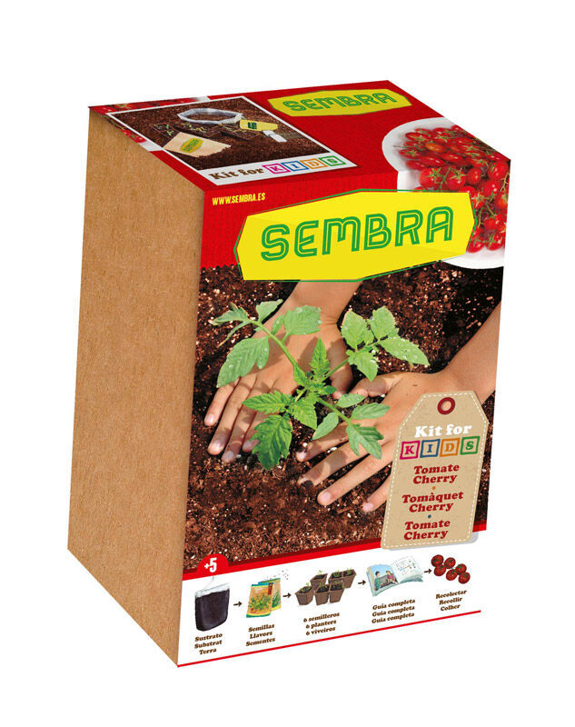 Joc de jardineria Sembra Kit mini Tomaquets cherry
