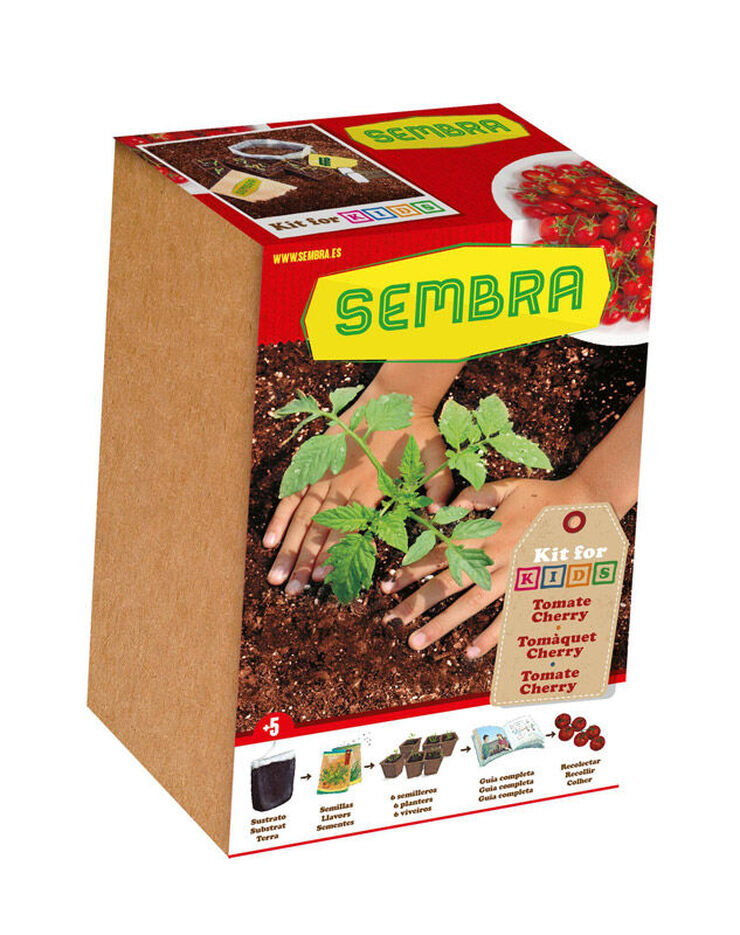 Joc de jardineria Sembra Kit mini Tomaquets cherry