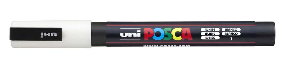 Retolador Posca PC-3M blanc