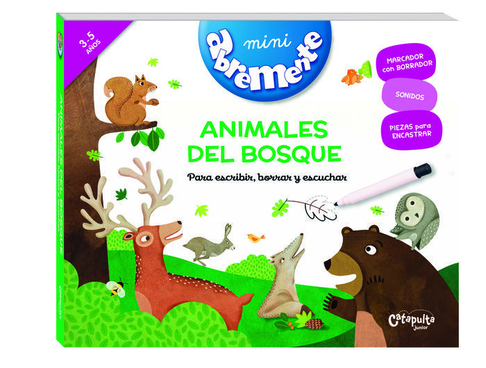 Abremente animales del bosque