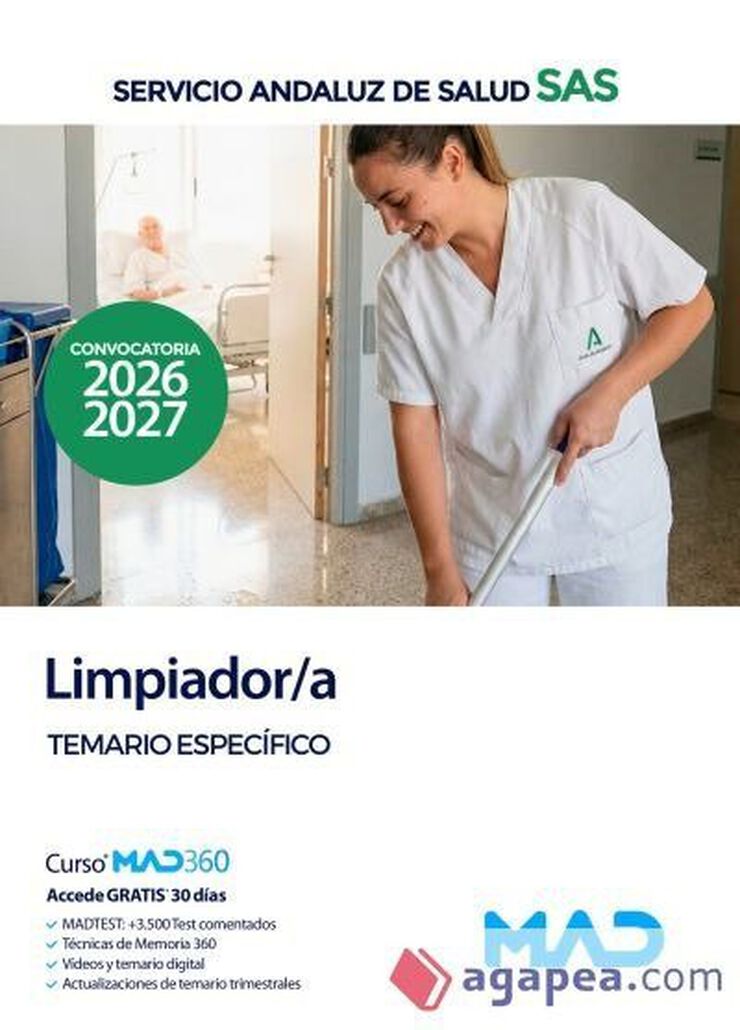 Limpiador/a del Servicio Andaluz de Salud. Temario espec&iacute;fico