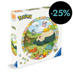 Puzle 500 piezas Pokémon Round