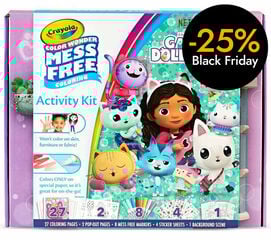 Mess Free Pinta sense taques Gabby's Dollhouse
