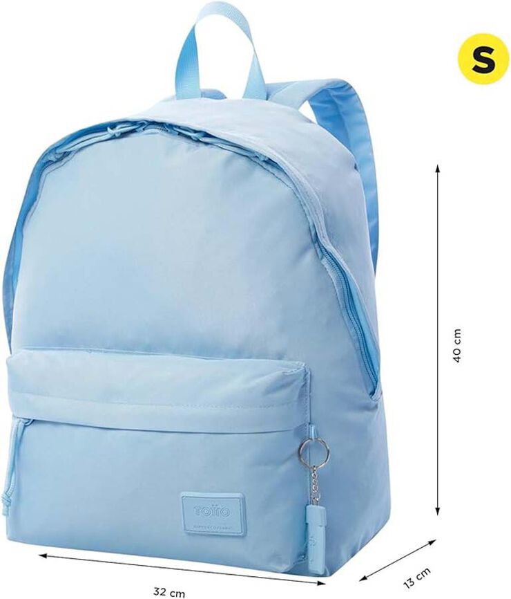 Pack Mochila + Estuche Totto Kalex azul