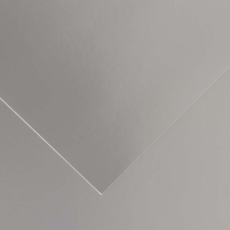 Cartulina Iris 50x65 240g metal plata 25u