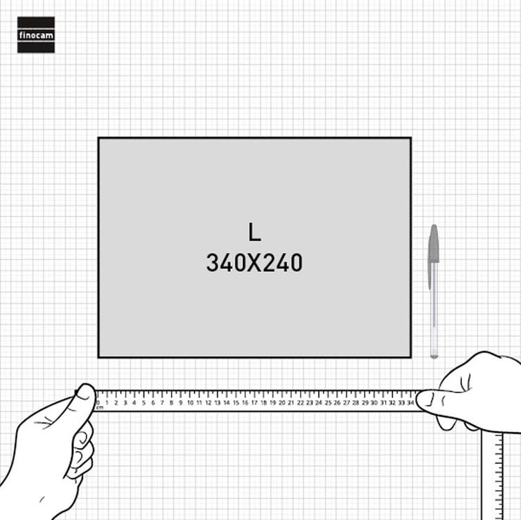 Calendario Finocam pared 16 meses  34x24cm cas 2025-26