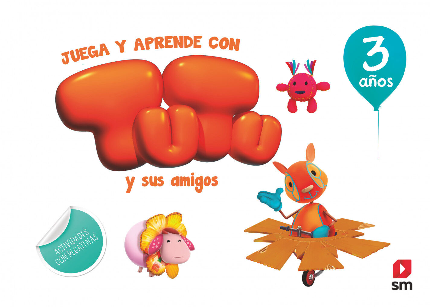 Juega y aprende con Tutu y sus amigos. 3 a&ntilde;os