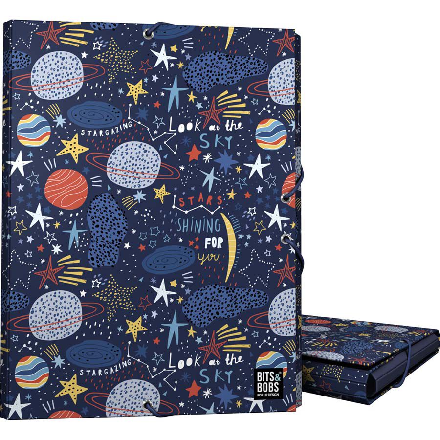 Carpeta de 3 solapes B&B Planets