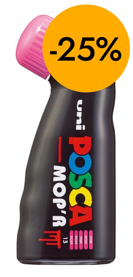 Rotulador Posca Mop'r PCM-22 3-19mm rosa