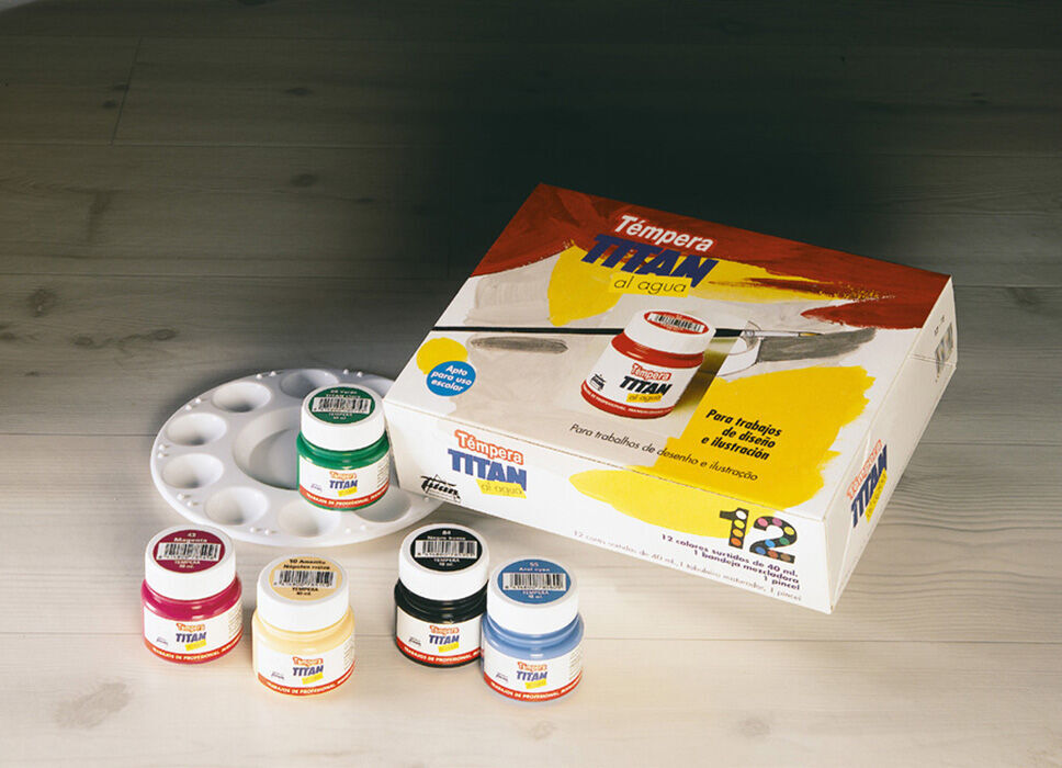 T&egrave;mpera Titan Arts 50 ml Groc