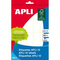 Etiqueta Inkjet Apli 19x40mm 10 hojas