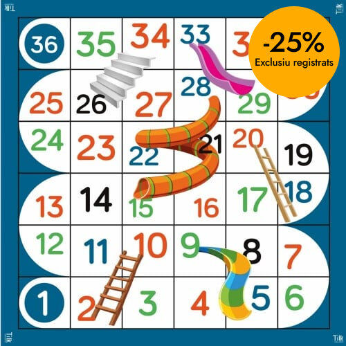 Tapete toboganes y escaleras