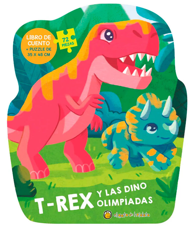 T-Rex y las dino olimpiadas - Puzzleman&iacute;a