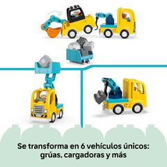 LEGO&reg; DUPLO Town Vehicles de Construcci&oacute; &ldquo;3 en 1&rdquo; 10475