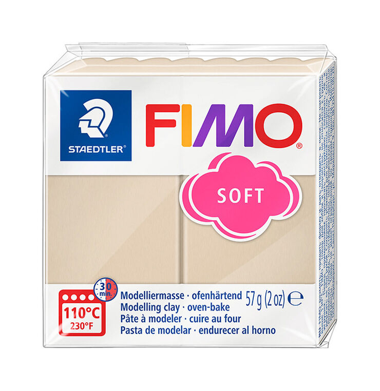 Pasta modelar Fimo Soft 57g sorra